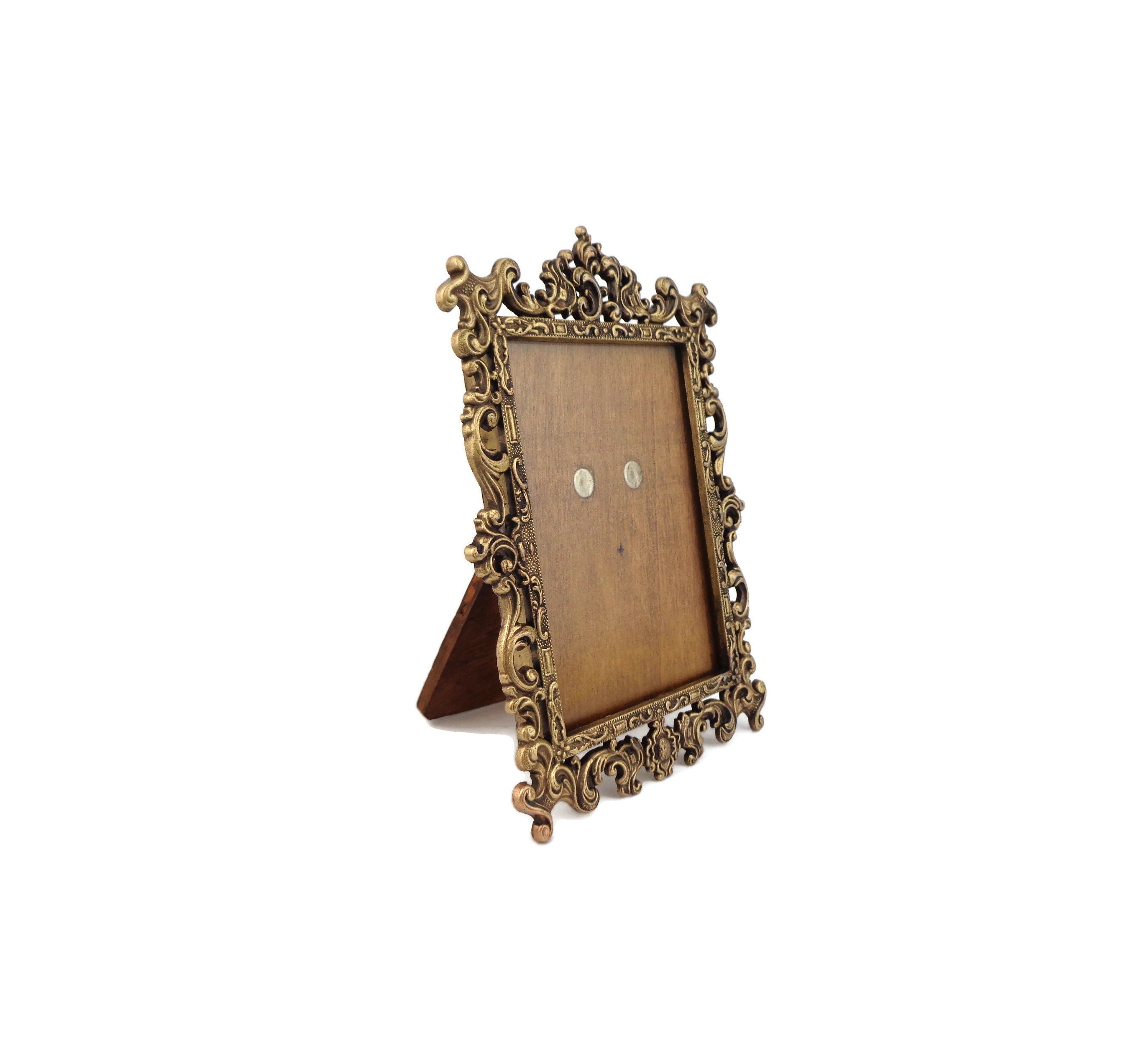 Whisverse 4 Pz Cornice Vintage Cornice per Foto Antica Appesa A Parete Cornice Foto Da Tavolo Display Da Tavolo Vacanze Di Natale Decorazione Casa