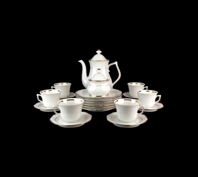 Vintage Porcelain Breakfast Set, Breakfast Dining Set Bavaria Germany ...