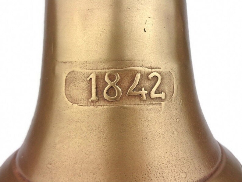 Antique Bronze Bell Bronze Ship Bell Large Bronze Bell Old Etsy