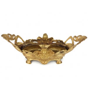 Antique Brass Jardiniere, Antique Brass Planter Box, Flowers Decor