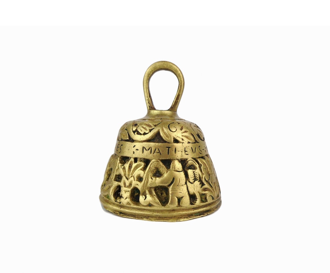 Antique Brass Bell Large Brass Bell Brass Temple Bell Etsy