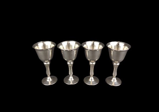 Antique Inox Cups Set France - Etsy