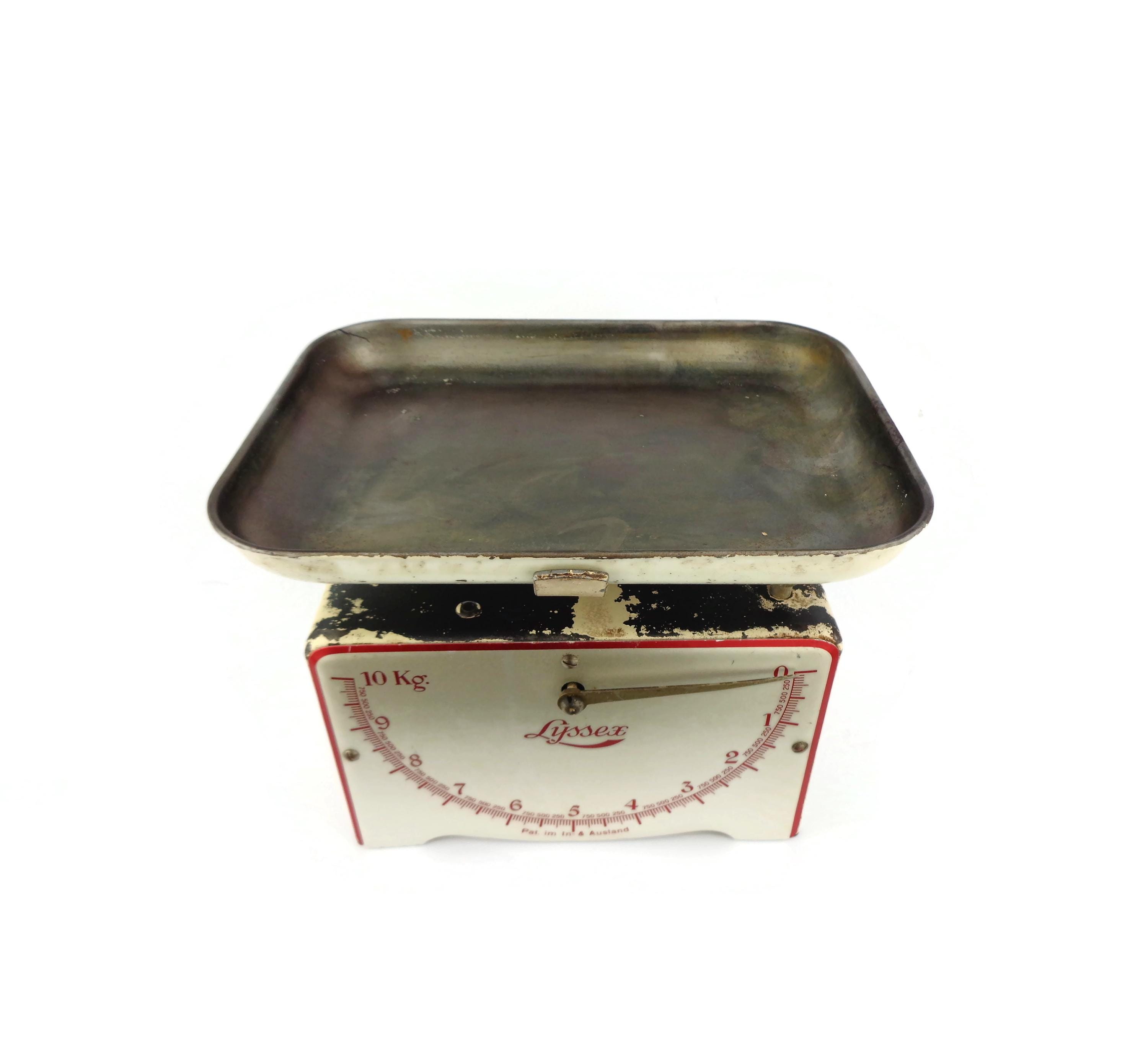 Vintage Swiss Scale, Kitchen Scale, Lyssex Scale, Metric Scale