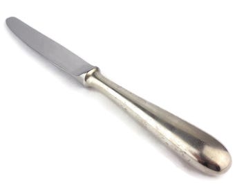 Antique Dining Knife With Silver Plated Handle
