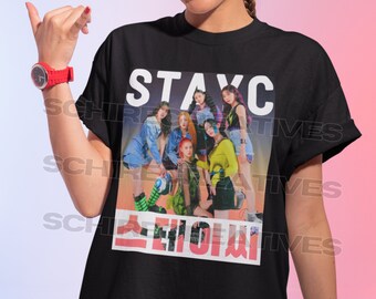 Stayc Teddy Bear T-shirt, Stayc World Tour 2025 Shirt, Stayc