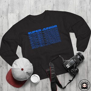 Felpa SUPER JUNIOR, Felpa Girocollo Unisex Super Junior