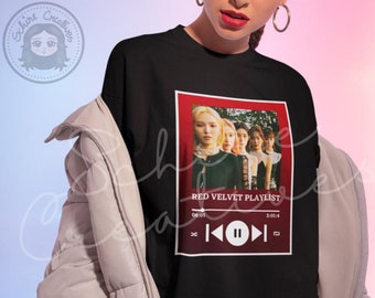 Red Velvet Unisex Shirt,  Red Velvet Playlist Shirt