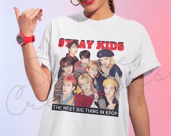 Chemise unisexe Stray Kids, chemise Stray Kids The Next Big Thing in Kpop