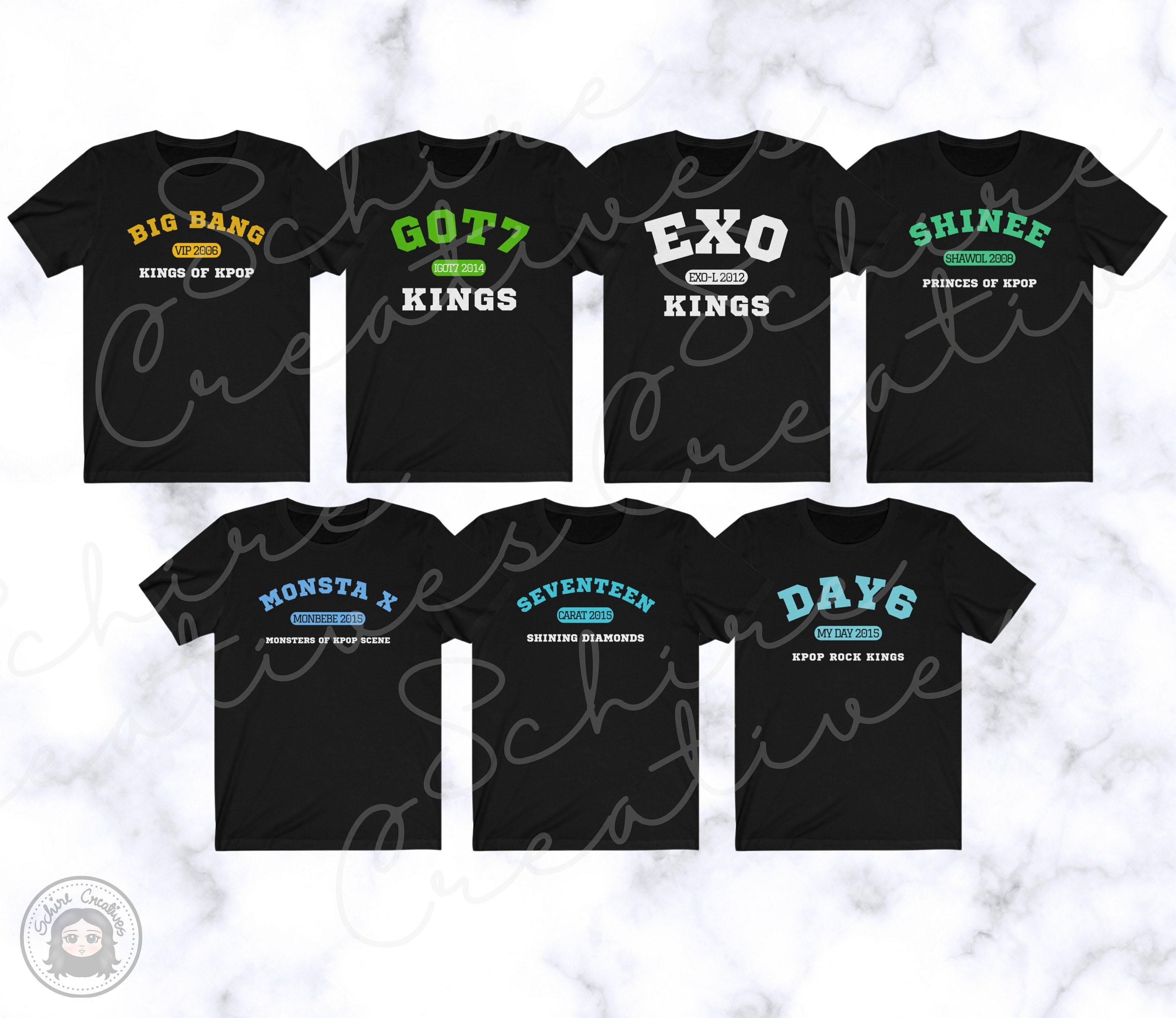 Kpop Boy Groups Unisex Shirt Kpop Unisex Shirts Kpop Etsy