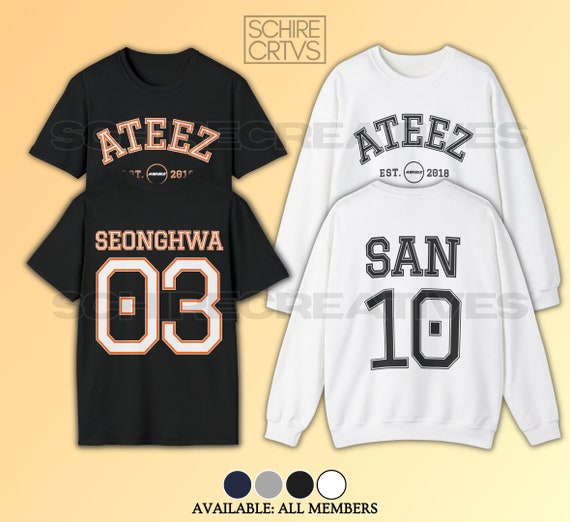 Ateez Members Shirt, Ateez Sweatshirt, Hongjoong, Seonghwa Ateez Members Shirt, Ateez Sweatshirt, Hongjoong, Seonghwa