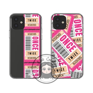 Once Phone Case, Kpop Fandom Phone Case, Twice Phone Case, Once Ticket Phone Case