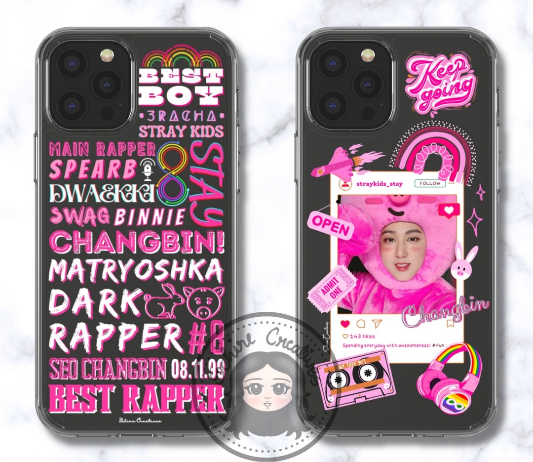 Changbin Phone Case, Stray Kids Flexi Case, Stray Kids Clear Case