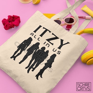 ITZY All In Us Cotton Canvas Tote Bag
