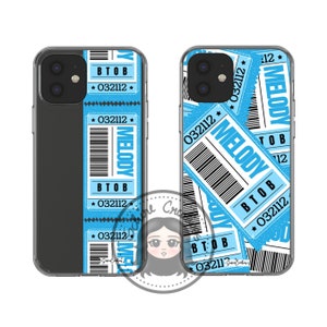 Melodie telefoonhoesje, Kpop Fandom telefoonhoesje, BTOB telefoonhoesje, melodie Ticket telefoonhoesje, Born to Beat