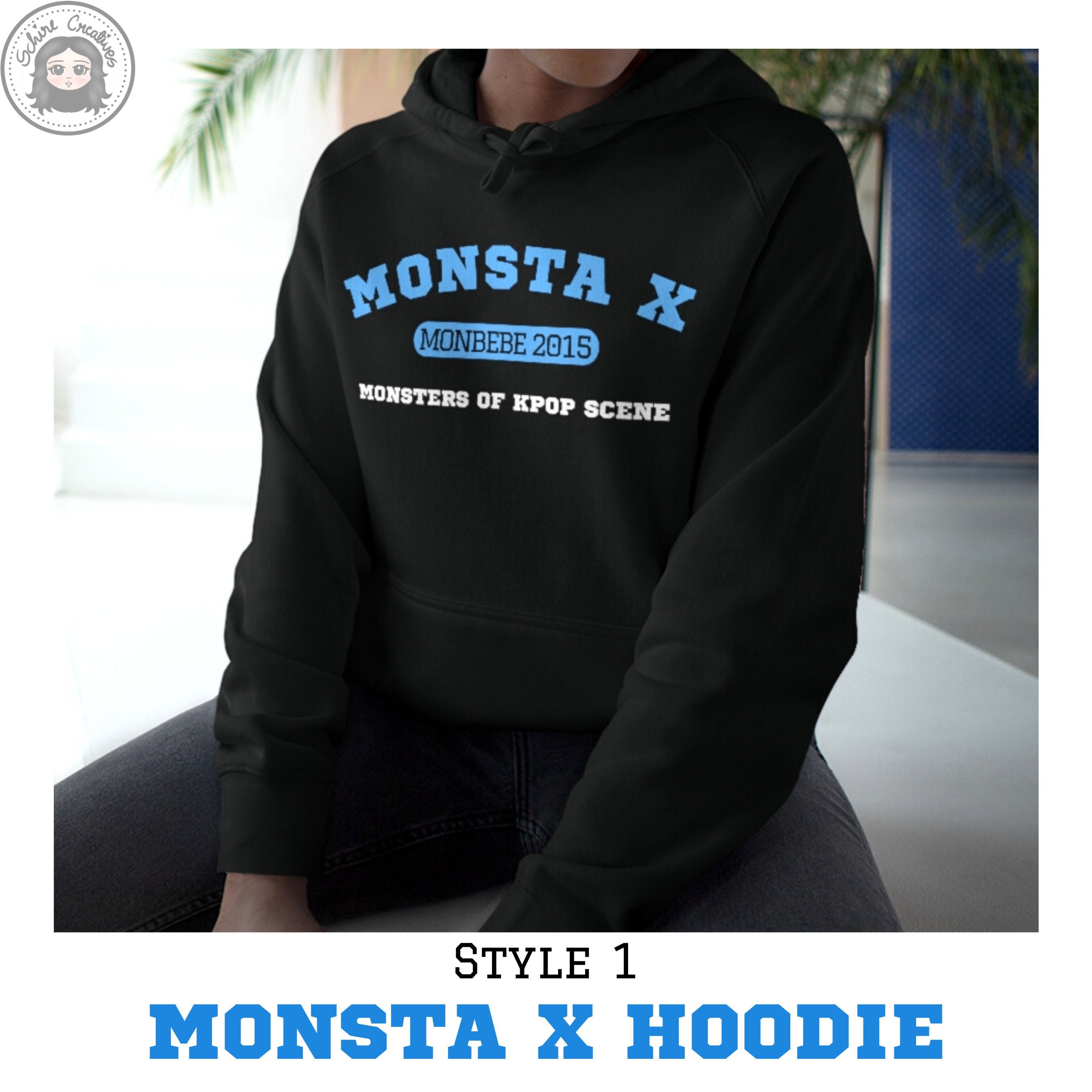 Monsta X Monbebe Unisex Hoodie Monsta X Monster of Kpop Scene Hoodie Etsy