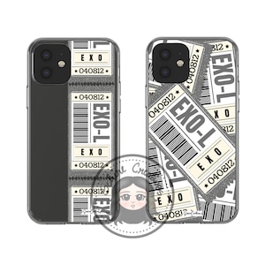 Exo-L Phone Case, Kpop Fandom Phone Case, EXO Phone Case, Exo-L Ticket Phone Case