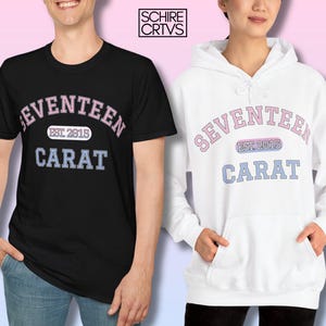 Maglietta unisex Seventeen Carat, maglietta per bambini, canotta, felpa, cappuccio (NON RICAMATA)