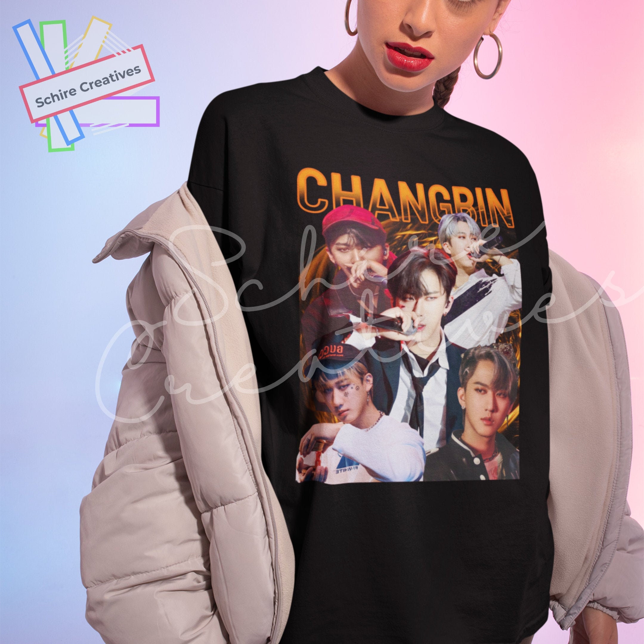 Changbin Unisex Shirt, Changbin Graphic Tee, Stray Kids Shirt - Etsy