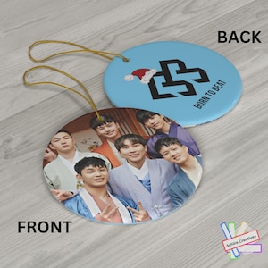 BTOB Ceramic Ornament, BTOB Christmas Tree Decoration