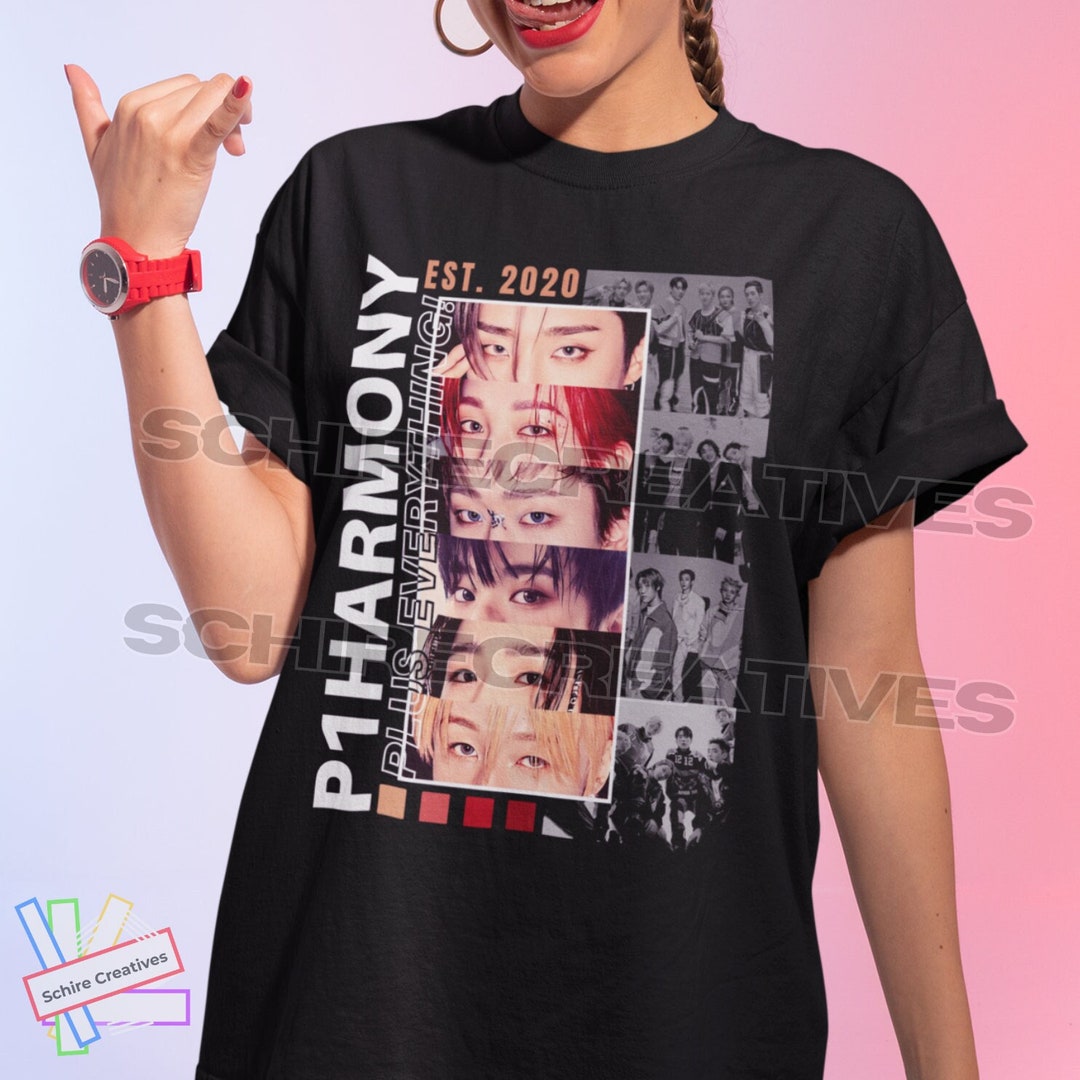 P1harmony Unisex Shirt, P1harmony Plus Everything Graphic Tee Etsy