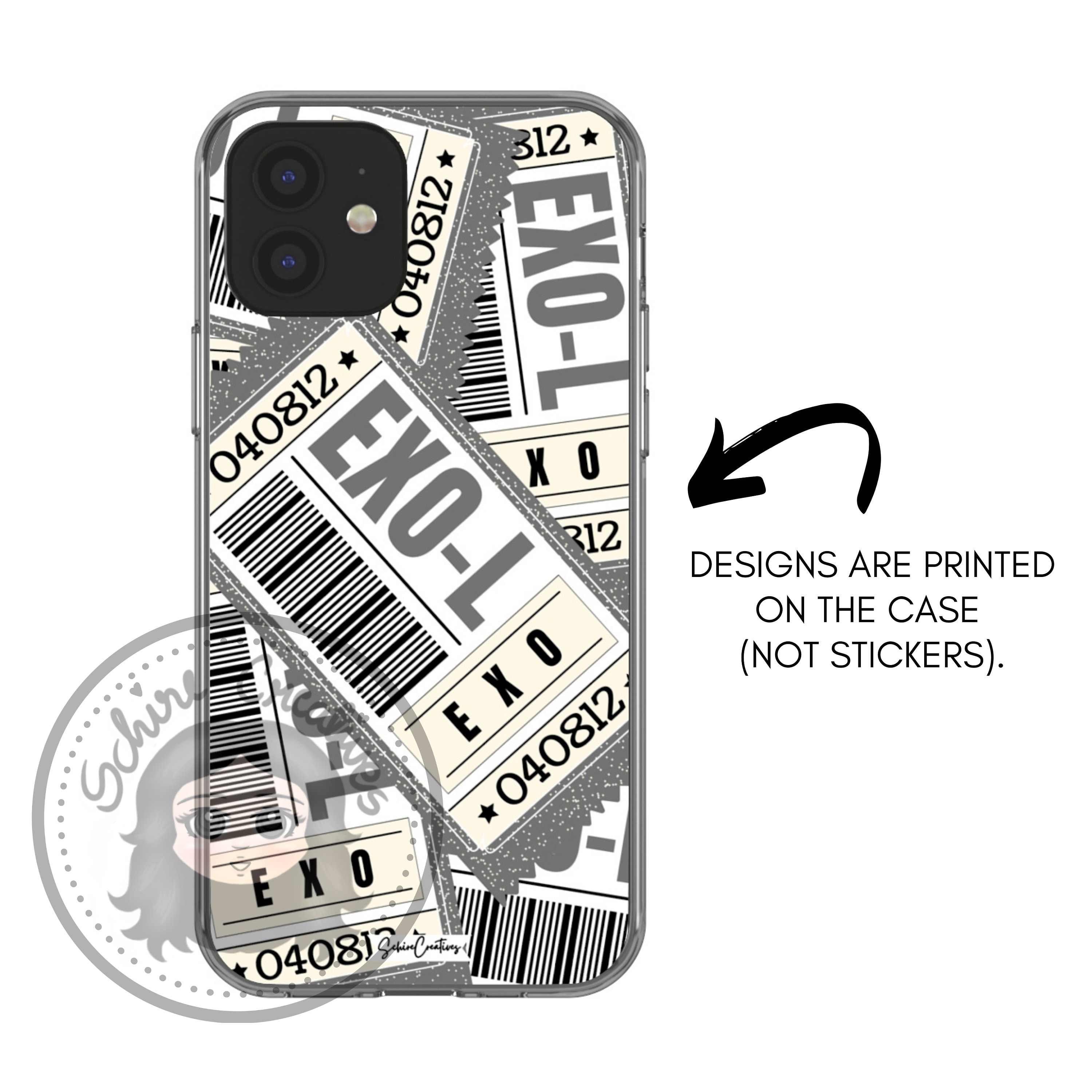 Exo-l Phone Case, Kpop Fandom Phone Case, EXO Phone Case, Exo-l