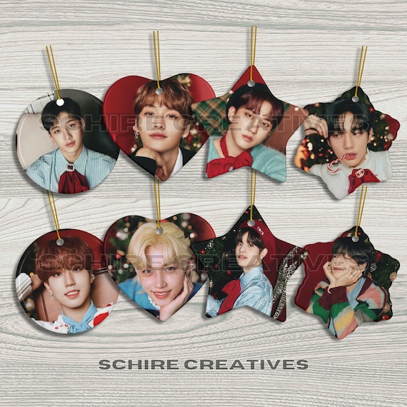 Stray Kids Members Ceramic Ornament, Stray Kids Christmas Tree