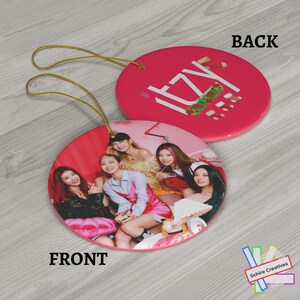 Itzy Ceramic Ornament, Itzy Christmas Tree Decoration 2