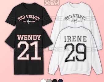 Red Velvet Kpop K-pop T-shirt - Etsy