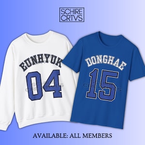 Super Juniors Kpop Bias Shirt und Sweatshirt im College-Stil