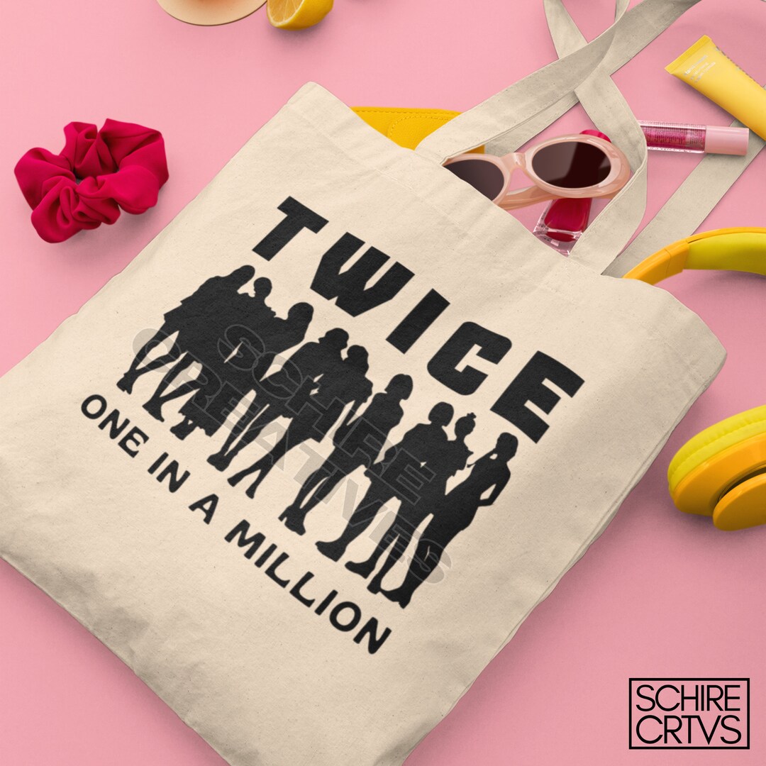 TWICE One in A Million Cotton Canvas Tote Bag - Etsy
