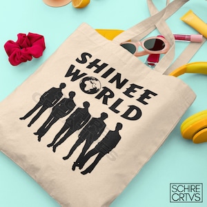 SHINee World Cotton Canvas Tote Bag