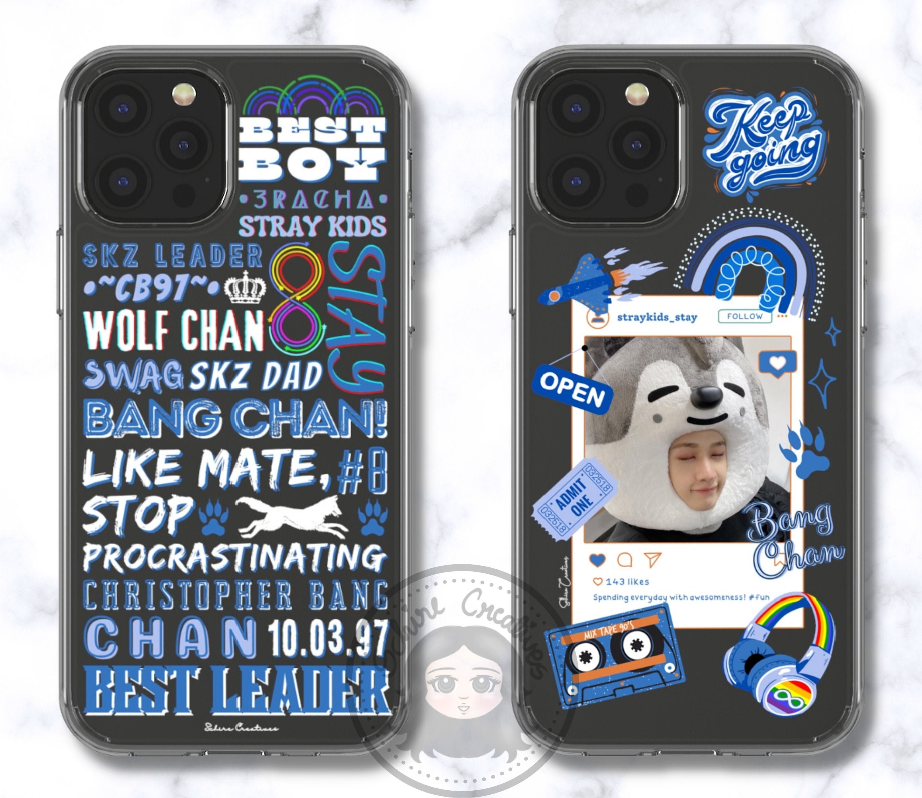 Bang Chan Phone Case, Stray Kids Flexi Case, Stray Kids Clear Case, Stray  Kids iPhone Case 