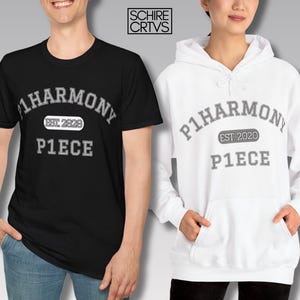 P1Harmony P1ece Unisex Shirt, Kid's Shirt, Tank Top, Sweatshirt, Hoodie (NOT EMBROIDERED)