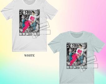ミナ ユニセックス シャツ、ミナ グラフィック T シャツ、TWICE シャツ