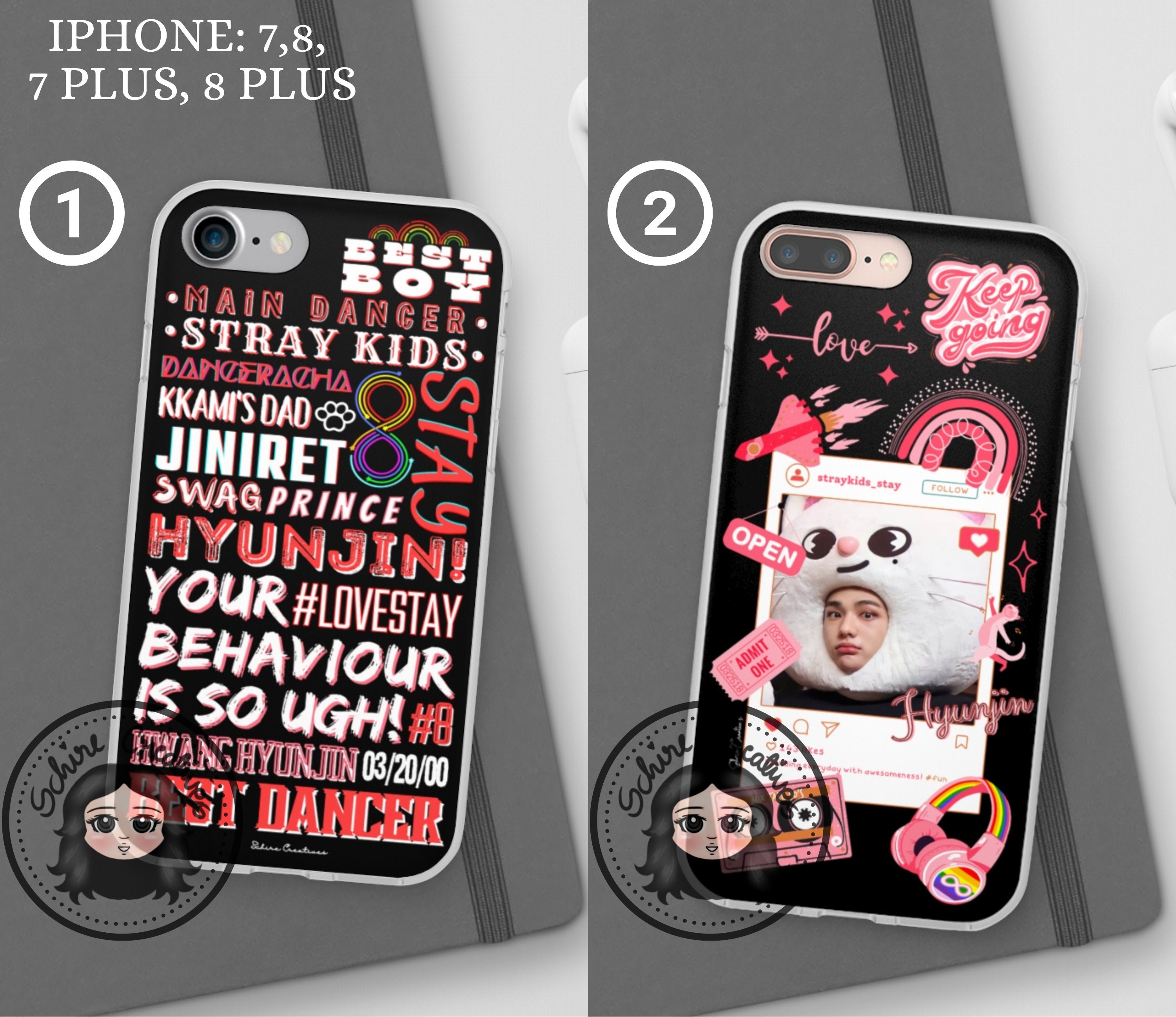 Hyunjin Phone Case Stray Kids Flexi Case Stray Kids Clear Etsy