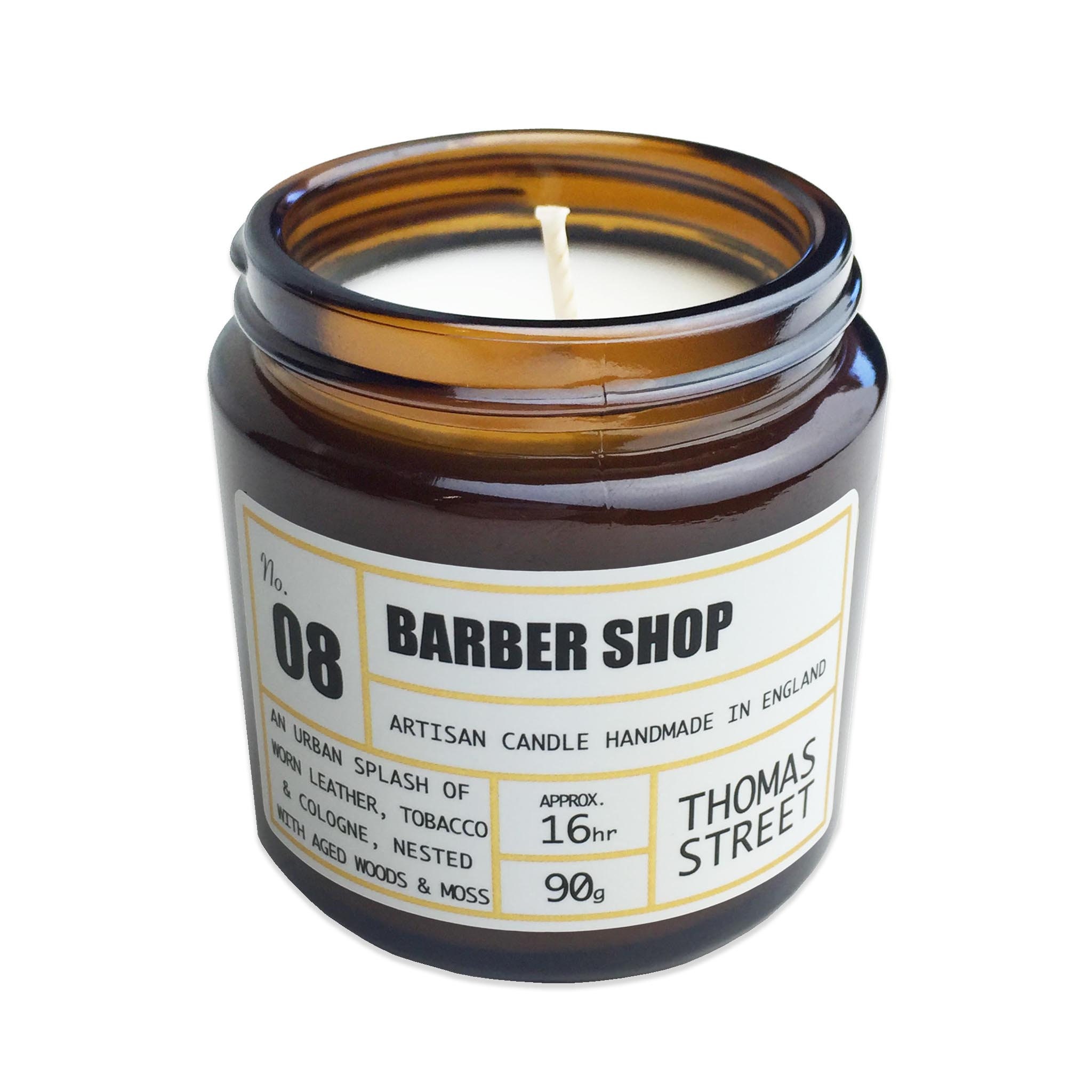 BARBER SHOP fragrance . 200g Candles . Thomas Street Candle Etsy