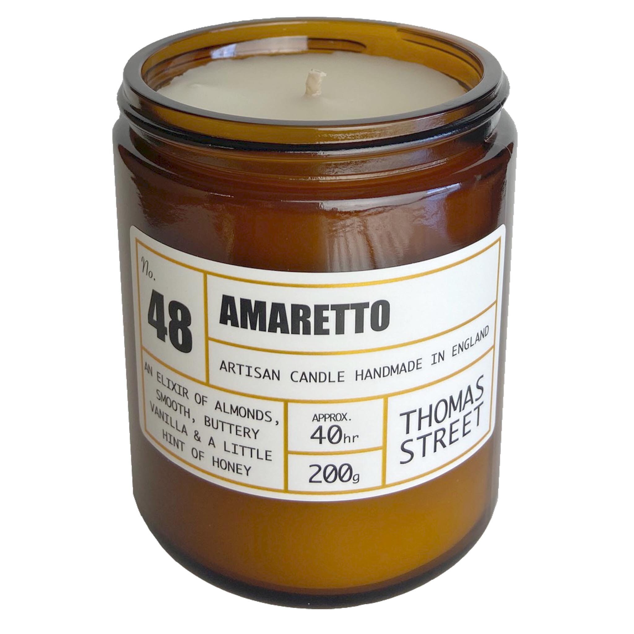 AMARETTO fragrance . 200g Candle . Thomas Street Candle Co. Etsy