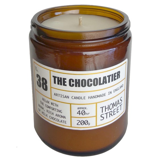 THE CHOCOLATIER Fragrance . 200g Candle . Thomas Street Candle Etsy