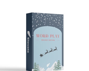 A HOLIDAY THEMED ICEBREAKER: Word Play! Great for Virtual game, in-person game, or Hybrid game!