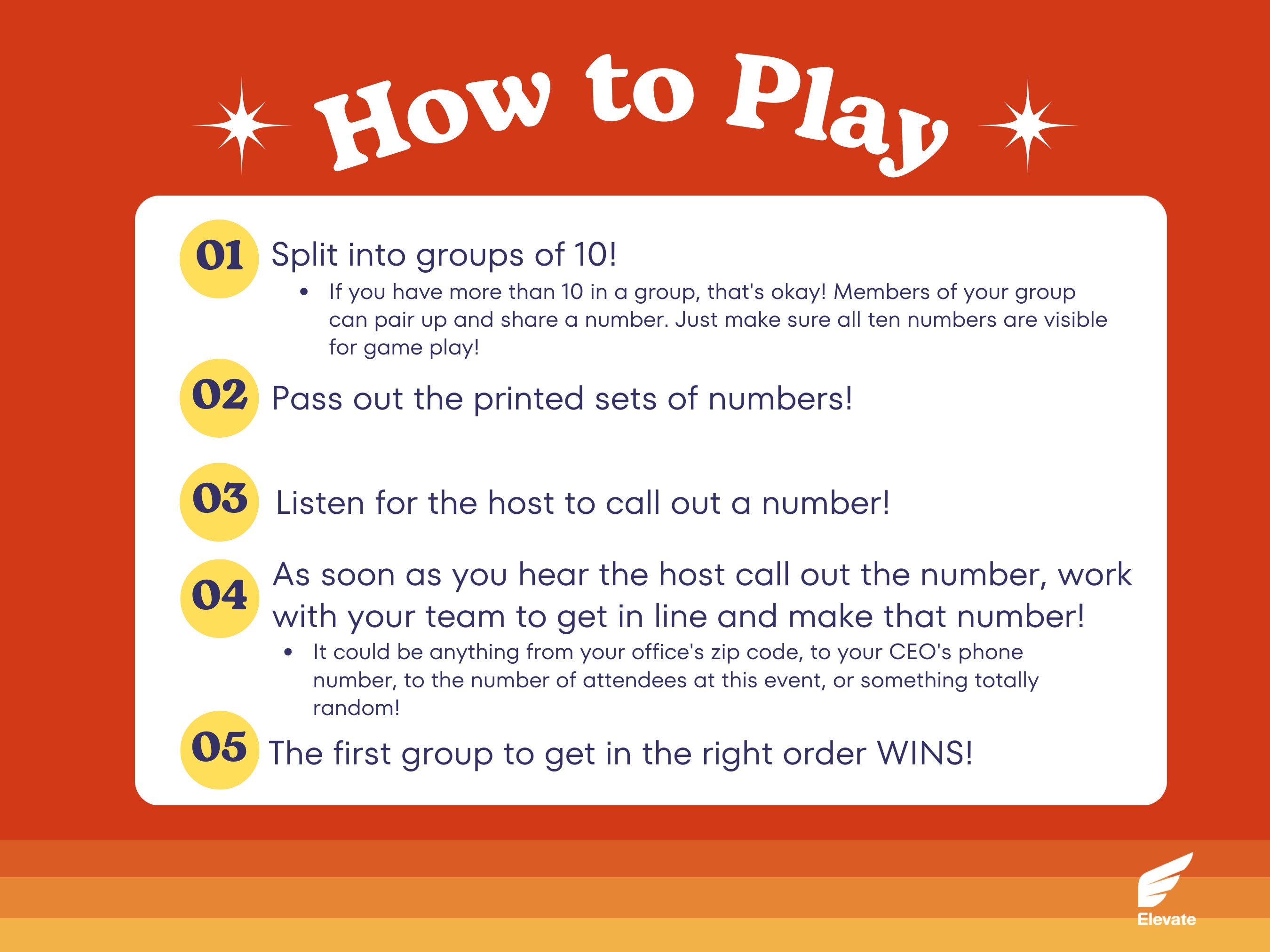 The Numbers Game