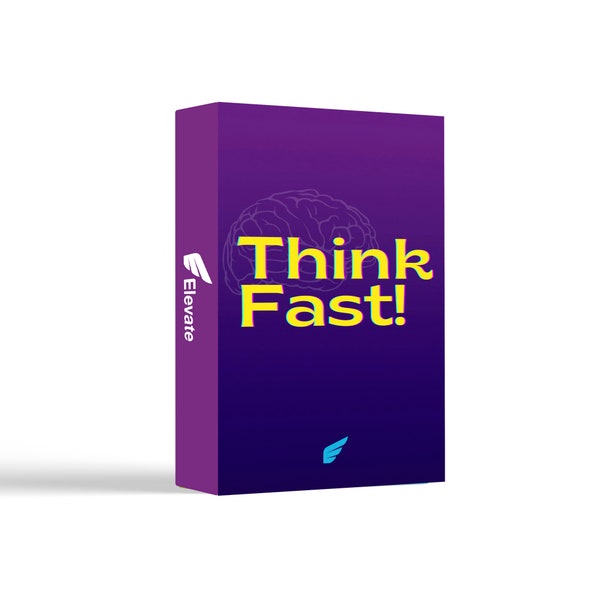 Think Fast! An EASY ICEBREAKER! Great for virtual game, in-person game, or hybrid game with power point!