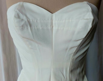 Vintage bodice wedding size XXS size 30 / 32 bridal corset Intima