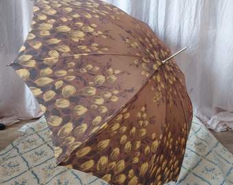 Vintage Regenschirm original 50er Jahre Flanierschirm Nostalgie Schirm