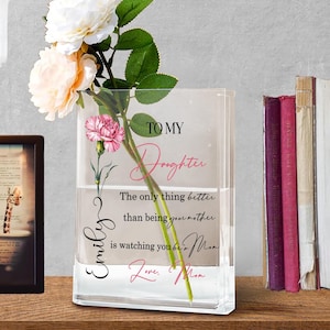 The Only Thing Better Than Being Your Mother Vase, Custom Vase To My Daughter, Floral Book Vase, Gift For Daughter From Mom, Mothers Day