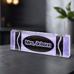 Teacher Gifts, Teacher Name Plate for Desk, Gift For Teacher, Teacher Name Plate, Teacher Sign, Teacher Gift For Women, Office Decor