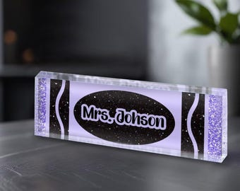 Geschenken leraar, naambord leraar voor bureau, cadeau voor leraar, naamplaatje leraar, bord leraar, leraar cadeau voor vrouwen, kantoorinrichting
