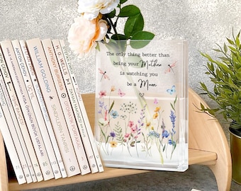 Personalized Mother Daughter Flower Vase, The Only Thing Better Than Being Your Mother, Mom To Daughter Gift, Mothers Day Vase, New Mom Gift