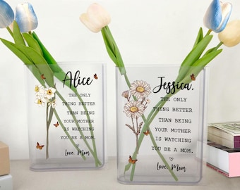 Daughter Gift from Mom, Custom Mother Daughter Vase, The Only Thing Better Than Being Your Mother, Mother's Day Gift, New Mom Gift