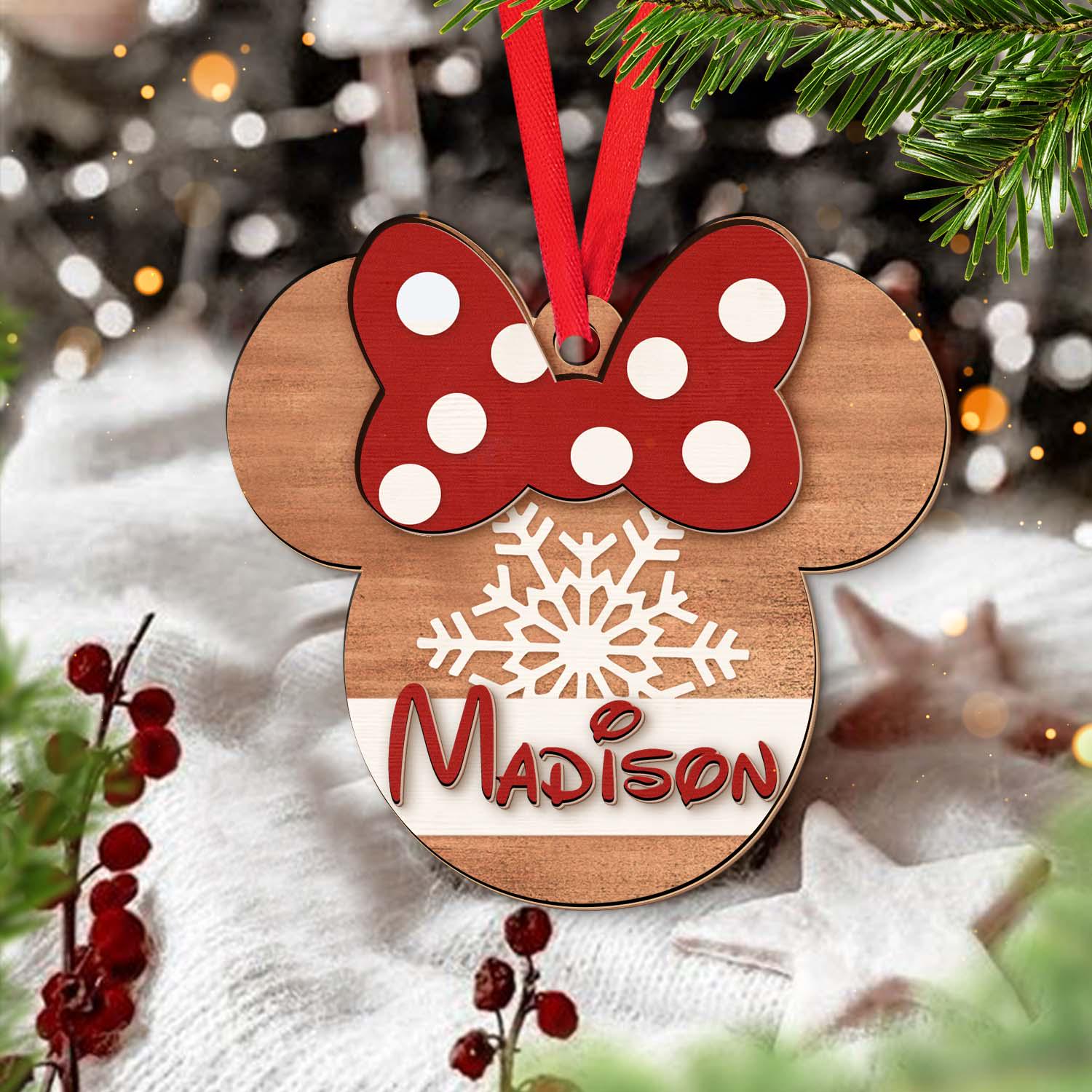Minnie Mouse Christmas Ornaments
