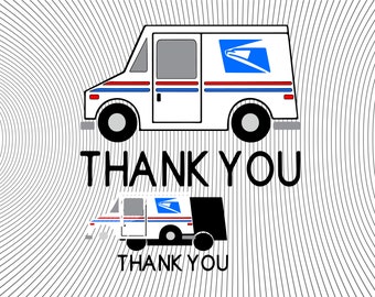 Free Free 90 Us Mail Truck Svg SVG PNG EPS DXF File